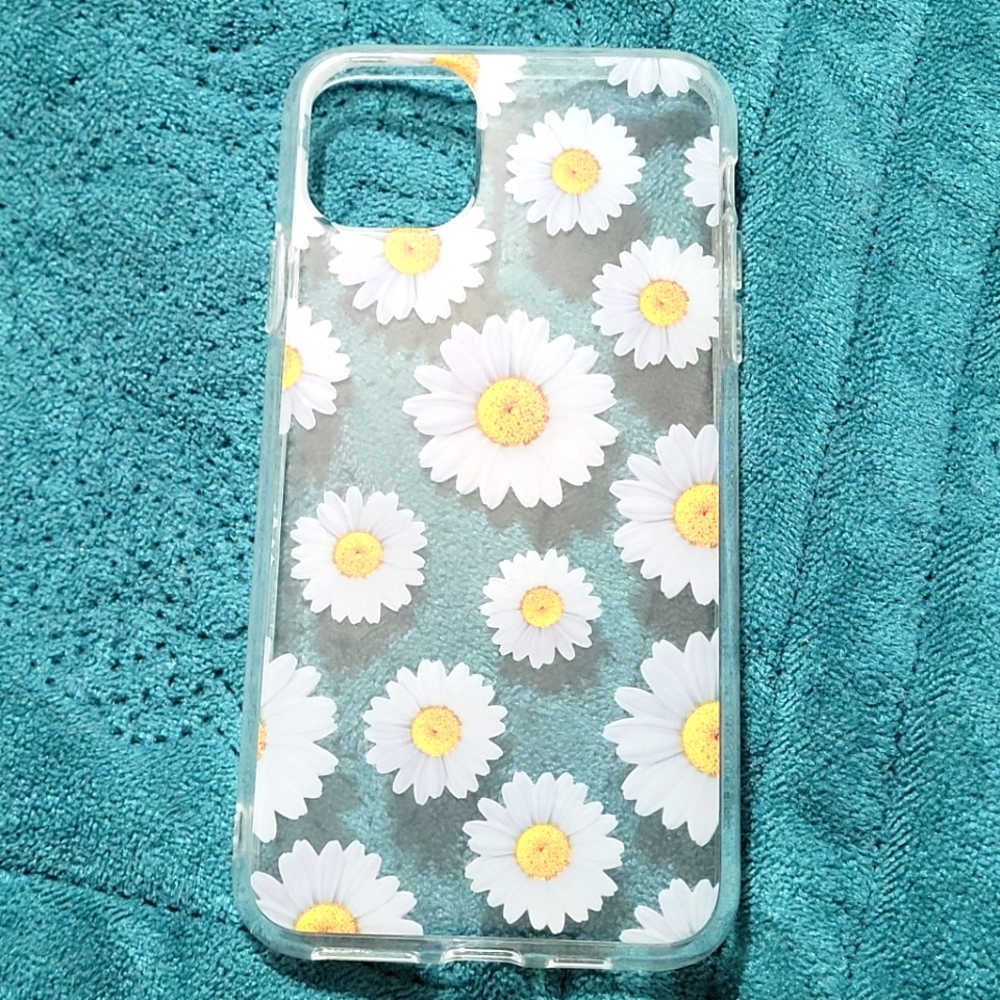 Iphone 11 Pro Max Clear Case with Daisy's NEW